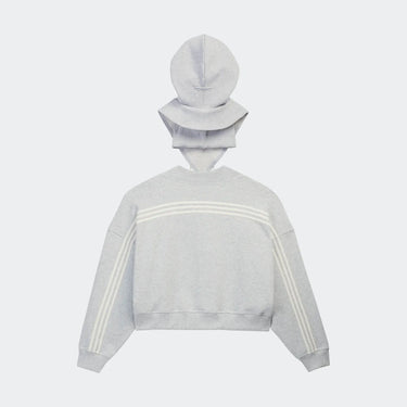 Bad Bunny Crewneck & Hooded Balacklava Light Grey