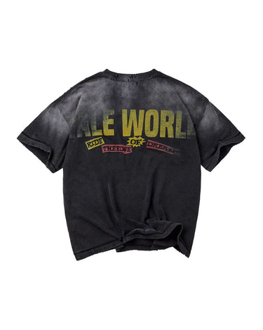 Vale Newspaper Tee Black