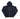 MANI Covered Rhinestone Zip-Up Hoodie "Jet Black"