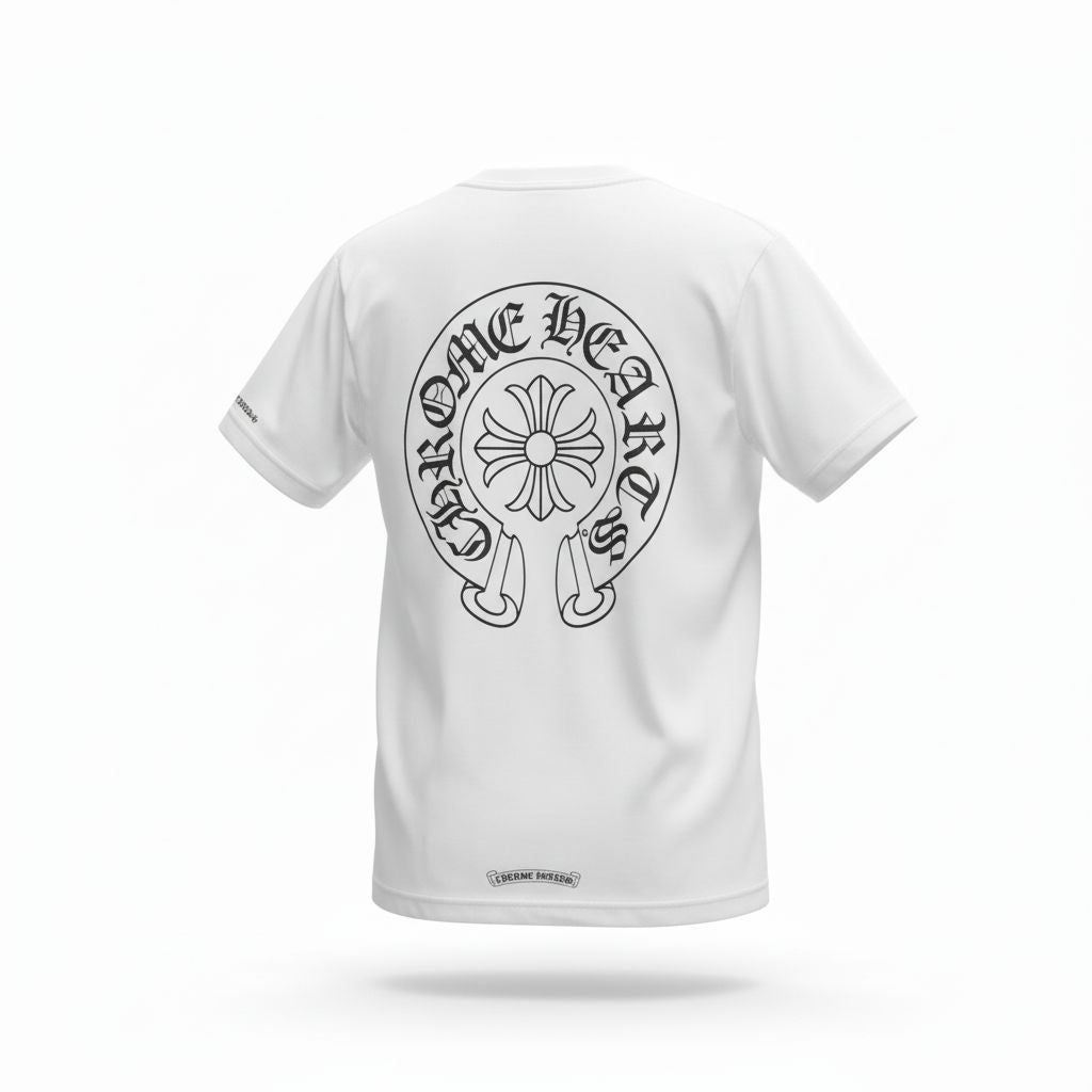 Chrome Hearts Classic White Pocket Tee