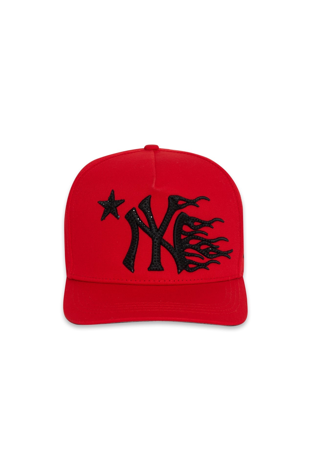 Hellstar NY Snapback Hat Red