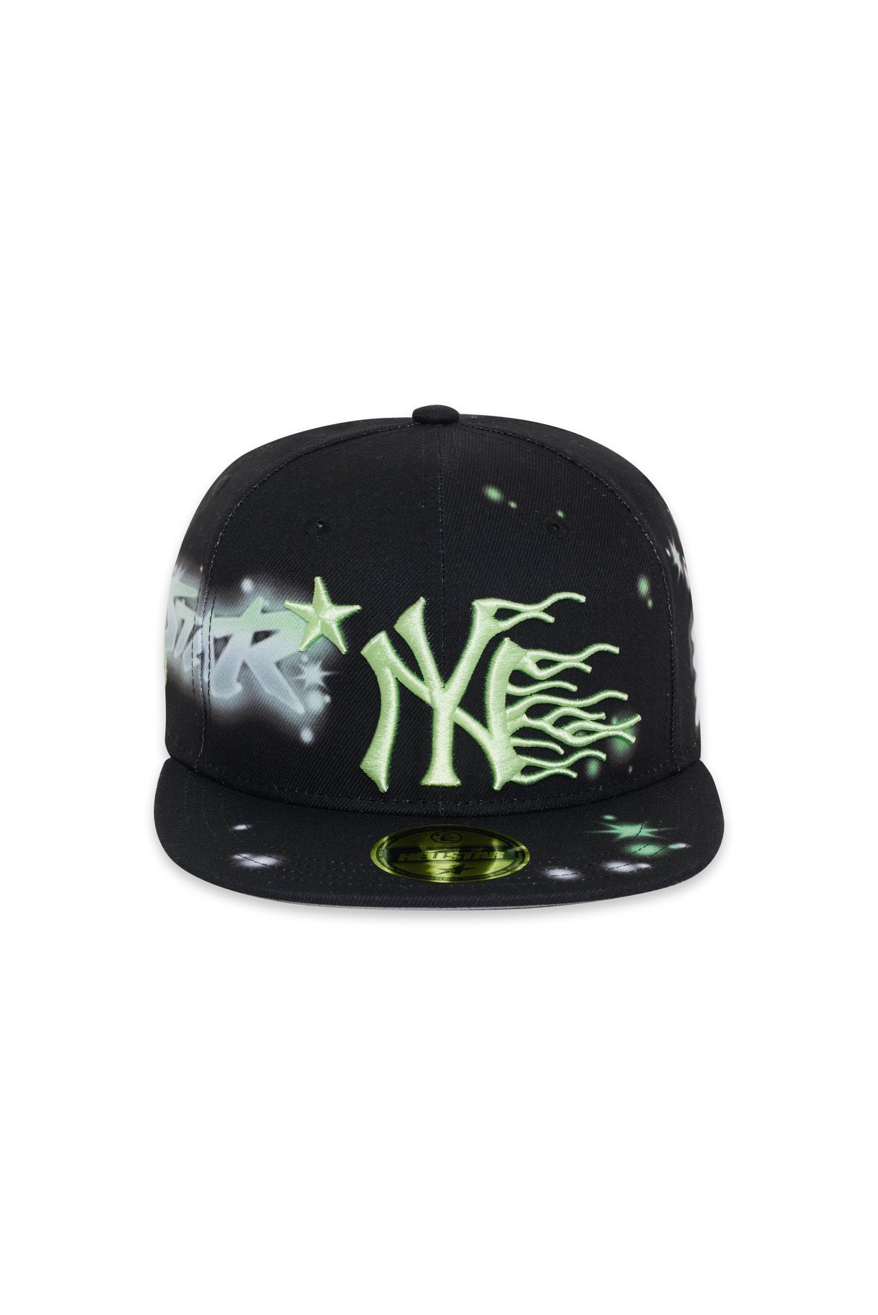 Hellstar NY Fitted Hat Graffiti Black