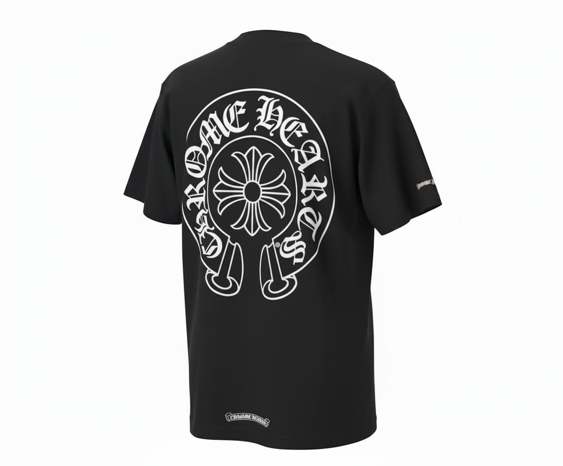 Chrome Hearts Black SS Pocket Tee