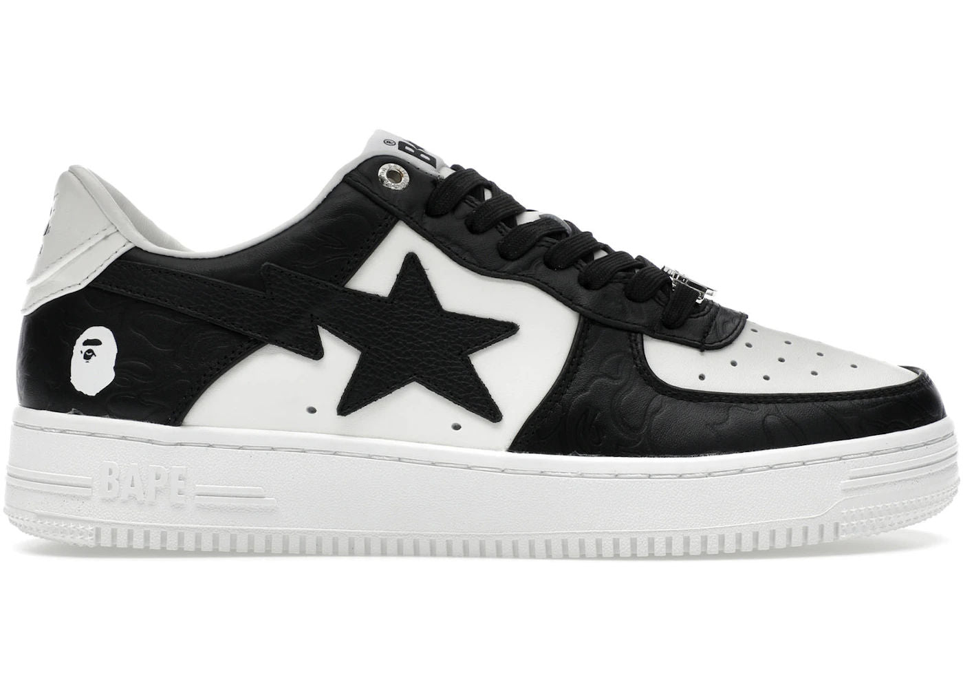 A Bathing Ape Bape Sta #4 Line Camo White Black