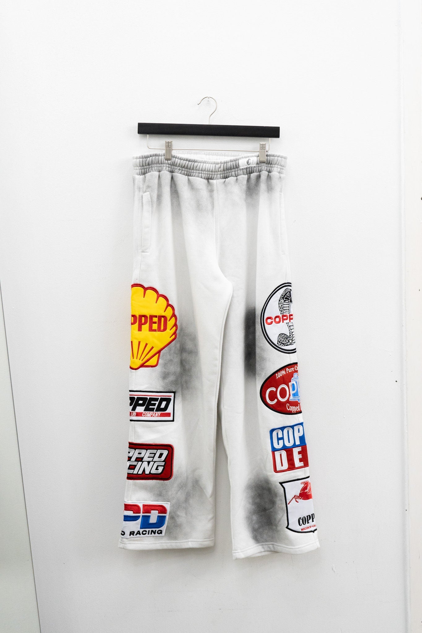 COPPED Motor Sports Sweatpants White