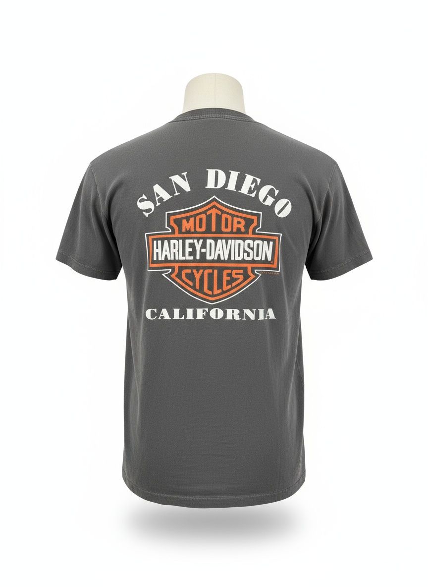 SSBD 1 of 1 Vintage Harley Flamed Eagle Voski Tee