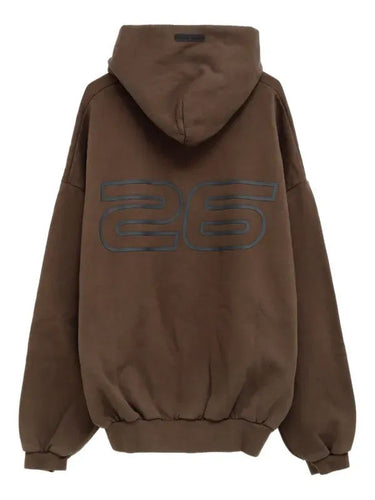 Fear of God Essentials Brown Holiday Heavy Fleece 90s Hoodie