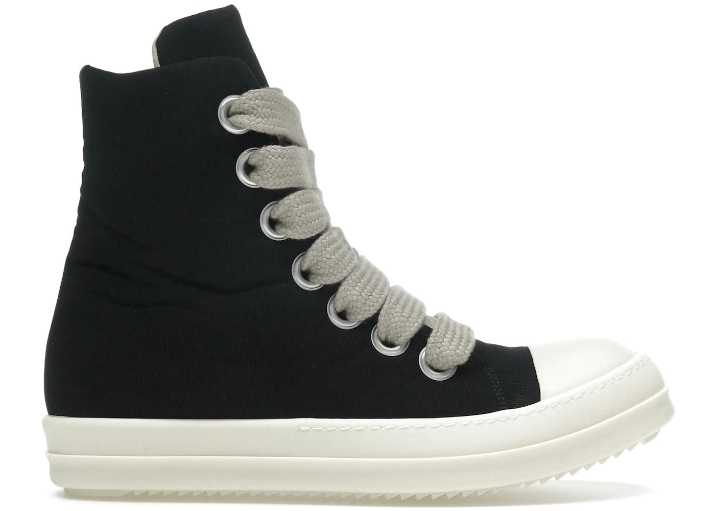 Rick Owens DRKSHDW Hollywood Jumbo Lace Puffer High Top Black Milk
