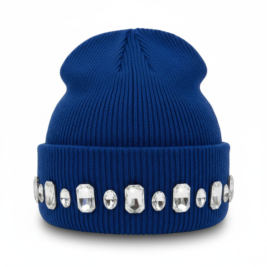 MANI Large Stone Beanie "Royal Blue"