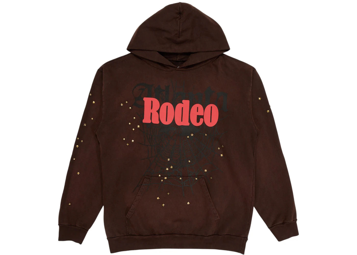 Travis Scott Cactus Jack x Sp5der Days Before Rodeo Hoodie Brown