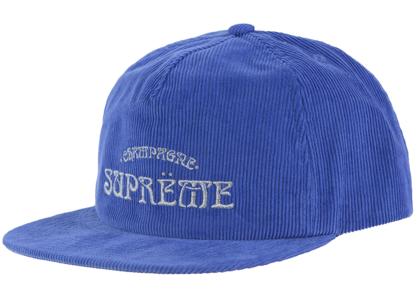 Supreme Champagne Corduroy 5-Panel Blue
