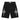 MANI Embroidered Logo Denim Shorts Black