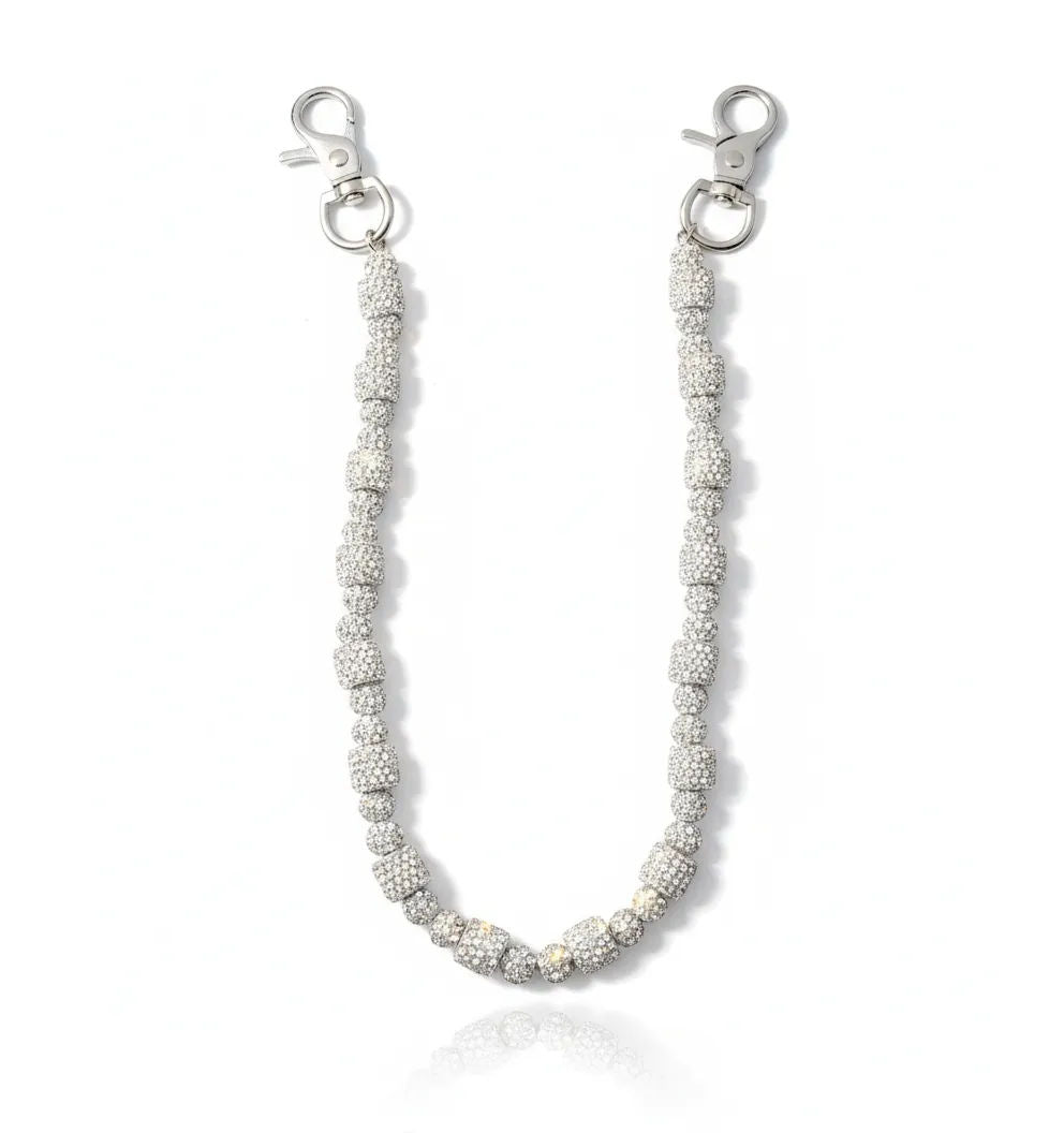 Large Pocket Chain Silver