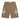 MANI Embroidered Logo Denim Shorts Khaki