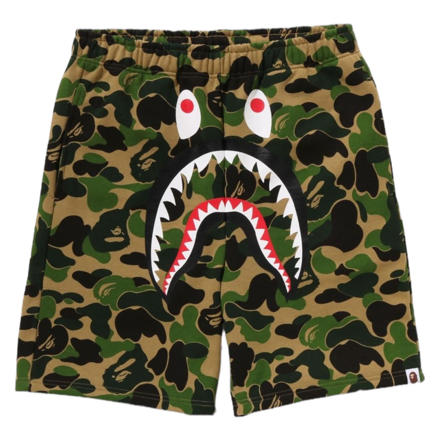 BAPE ABC Camo Shark Sweat Shorts