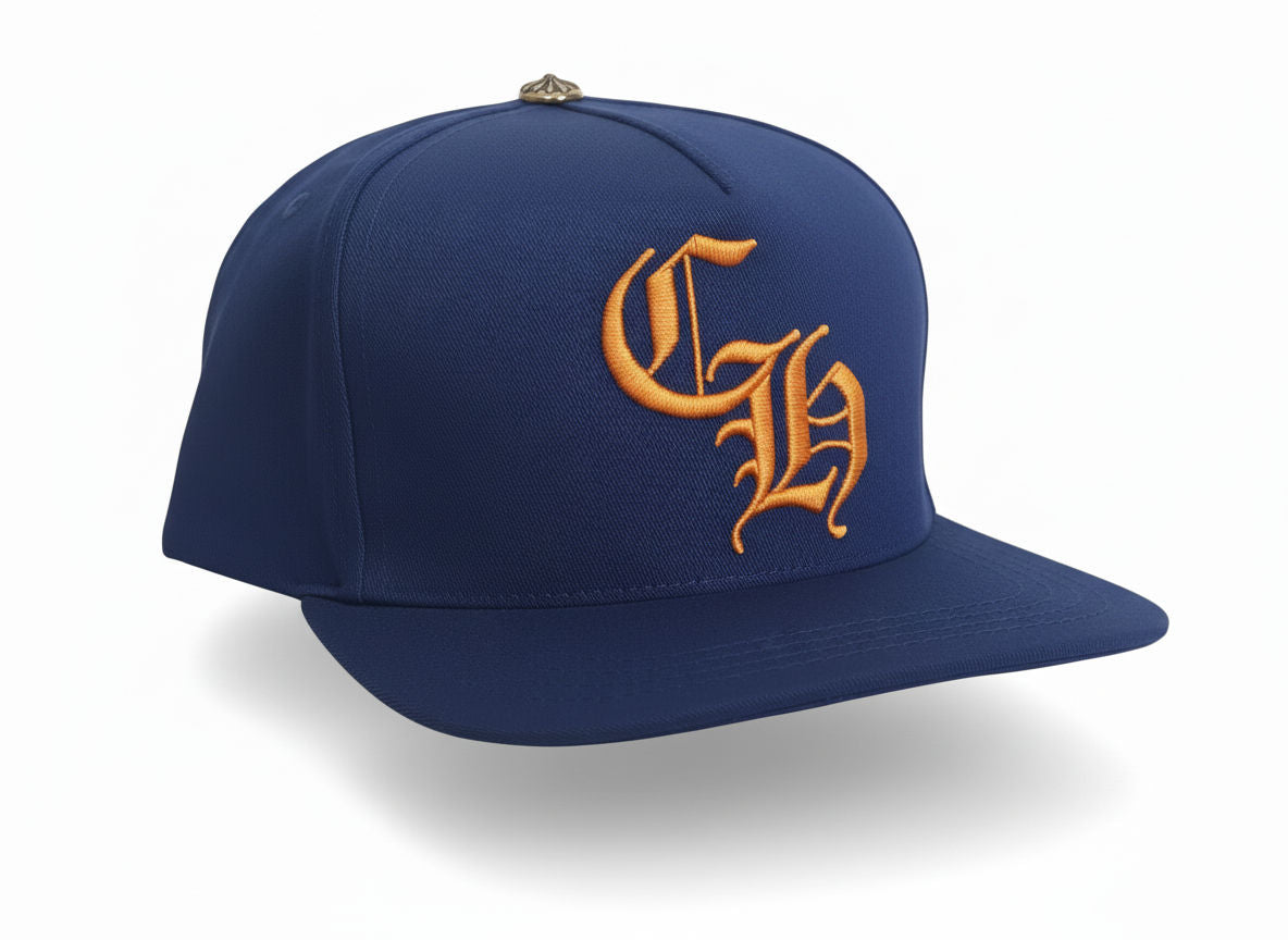 Chrome Hearts CH Baseball Cap Blue/Orange