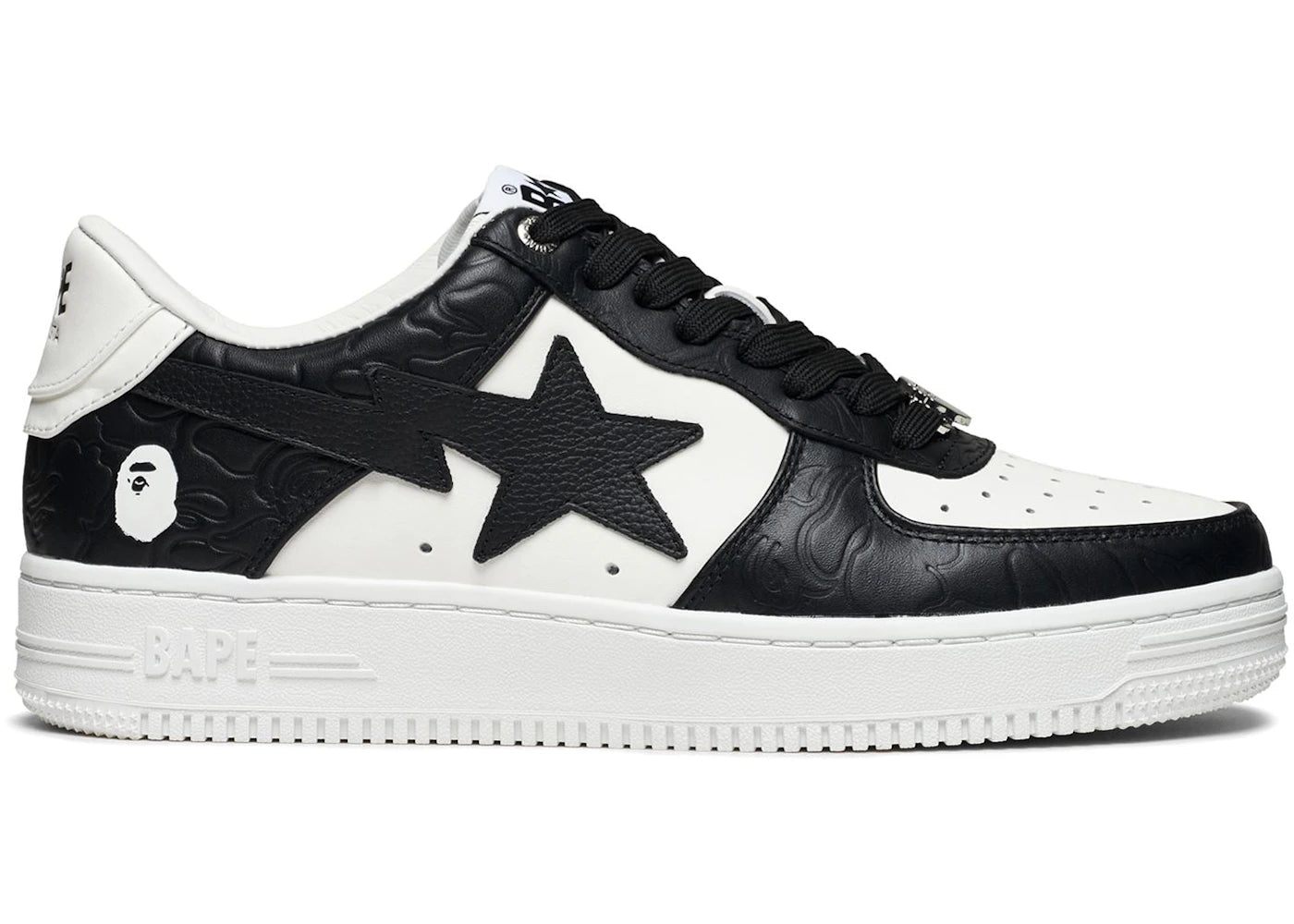 A Bathing Ape Bape Sta #4 Linecamo White Black