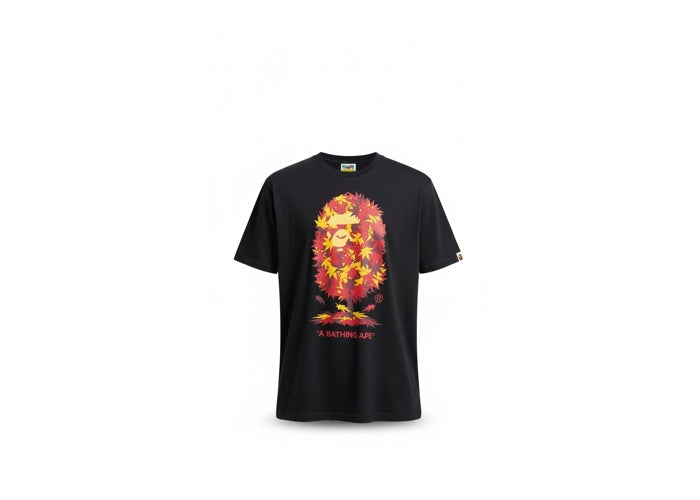 Bape Japan Autumn Tree Ape Head Tee Black