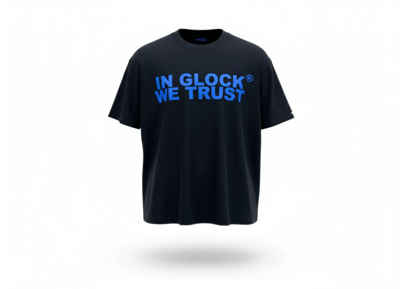In Glock We Trust Tee Black / Blue