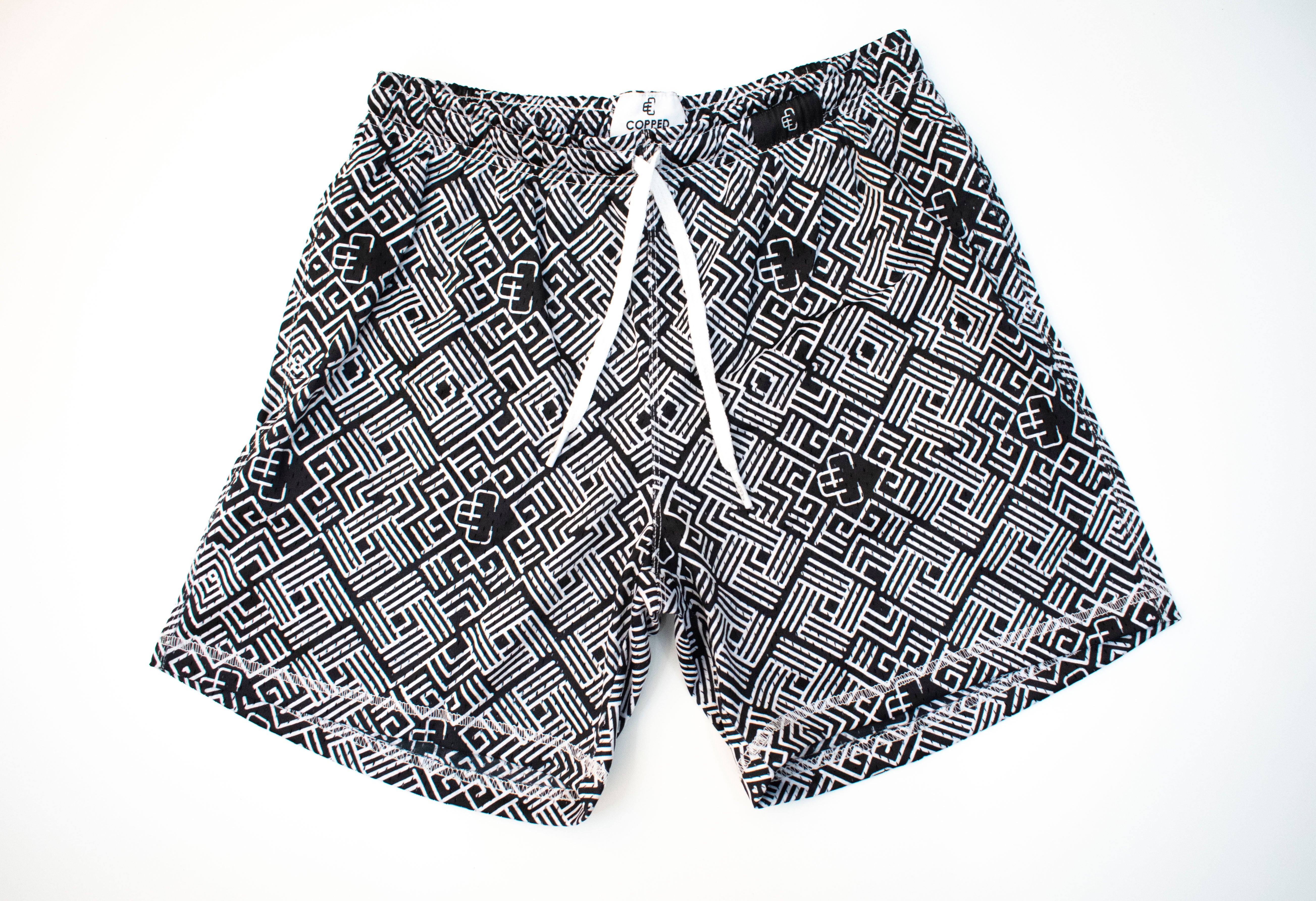 Copped Shorts All Over Print