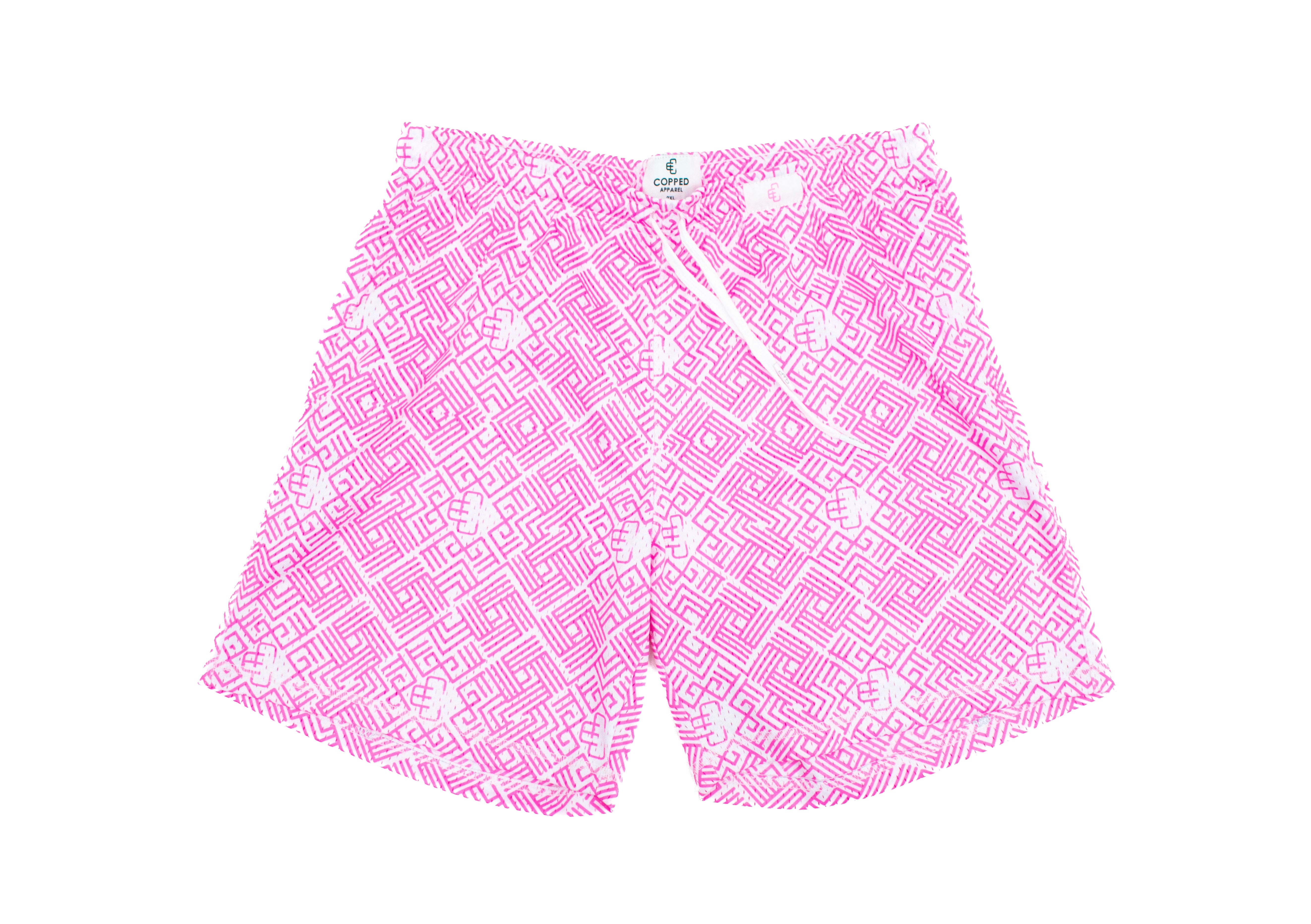 Copped Shorts All Over Print
