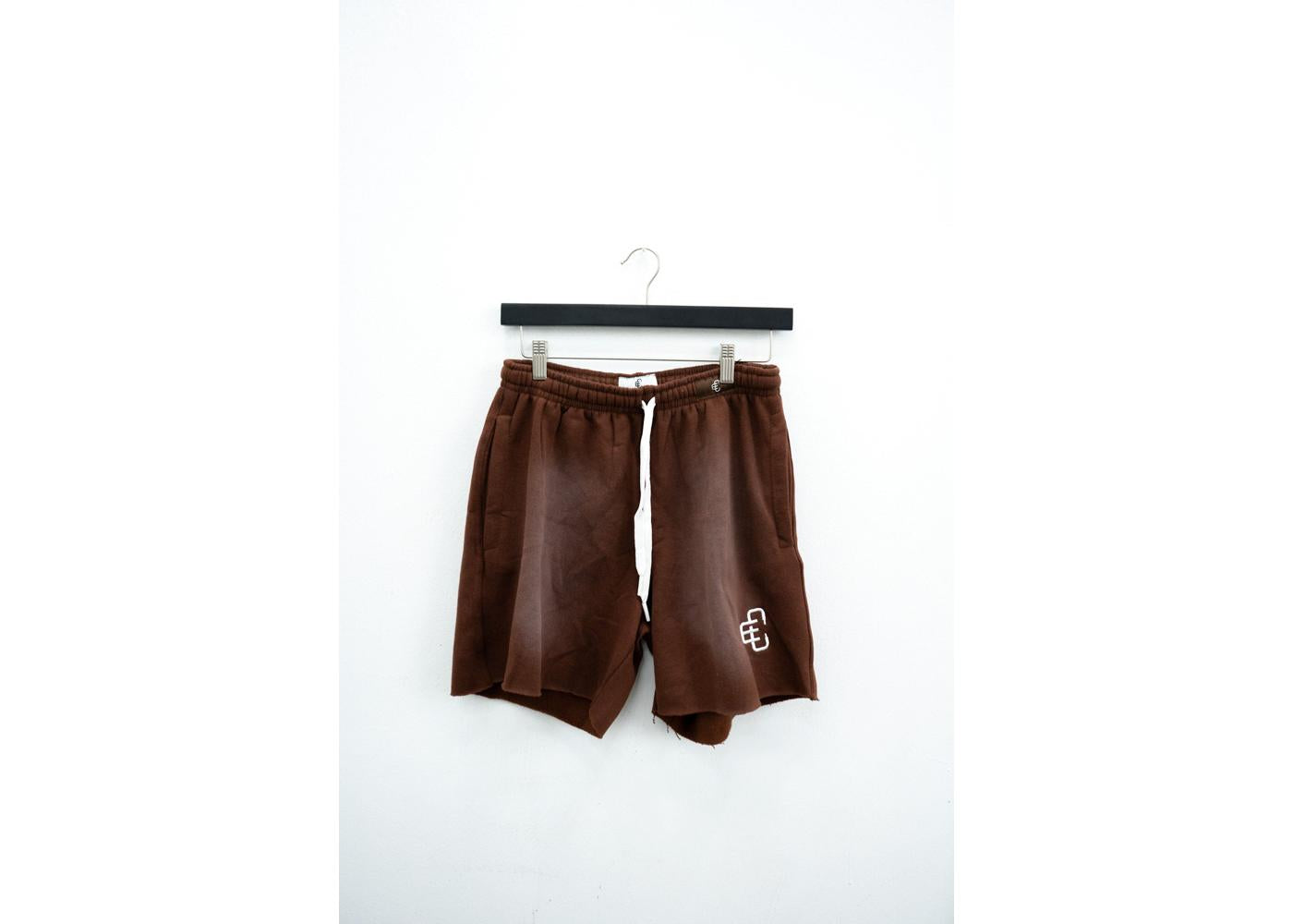 COPPED Cotton Shorts Brown