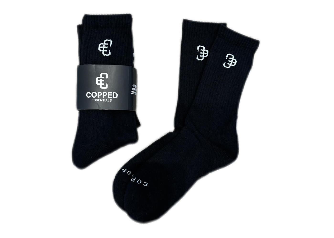 COPPED High Socks Black (4 Pack)