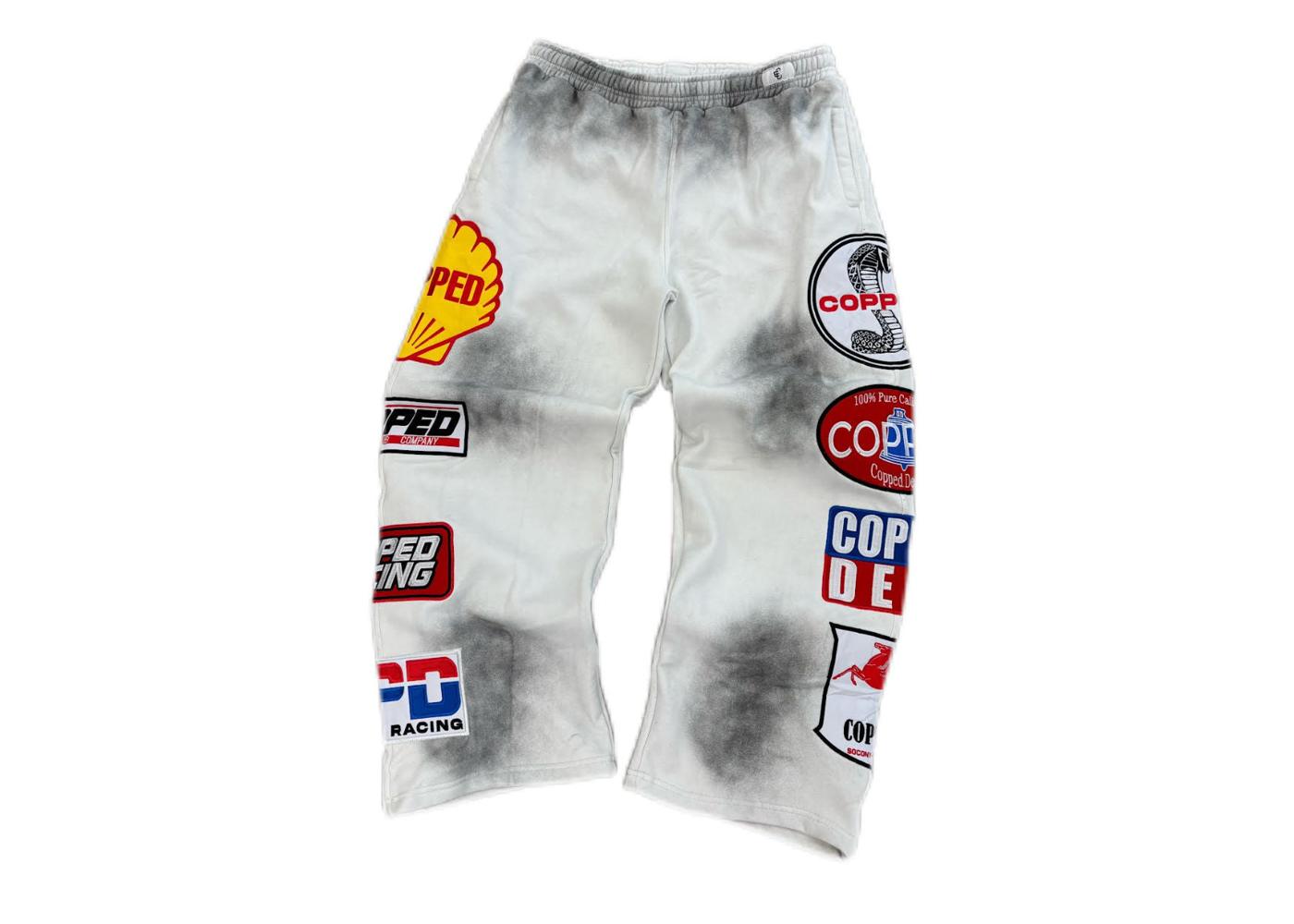COPPED Motor Sports Sweatpants White