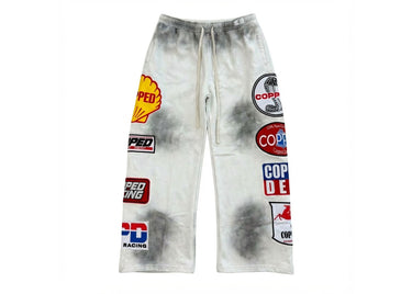 COPPED Motor Sports Sweatpants White