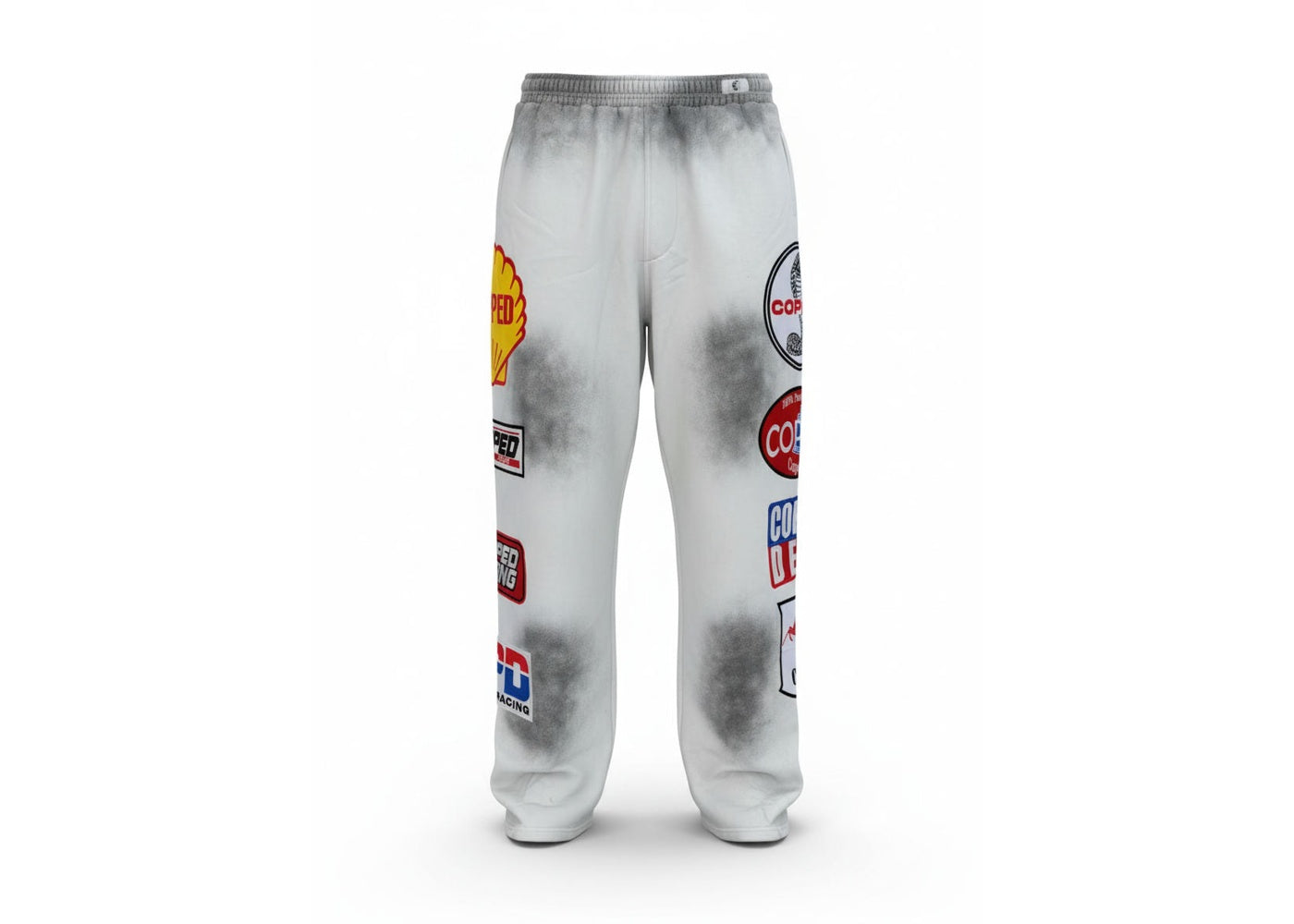 COPPED Motor Sports Sweatpants White
