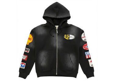 COPPED Motor Sports Zip-Up Hoodie Black
