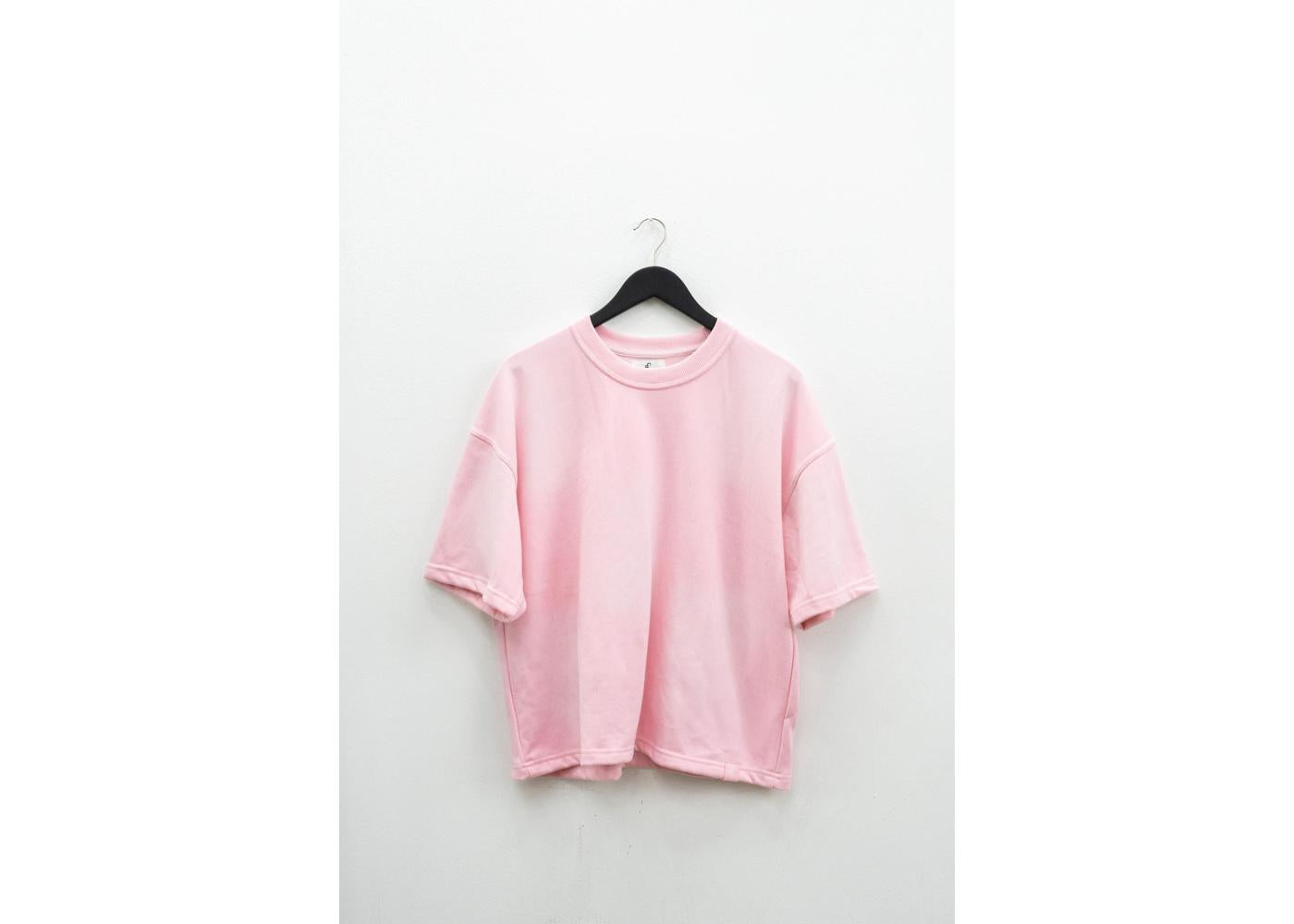 COPPED Terry Cotton Tee Light Pink