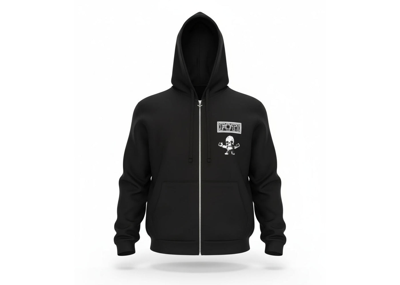 Chrome Hearts FOTI Zip Up Black
