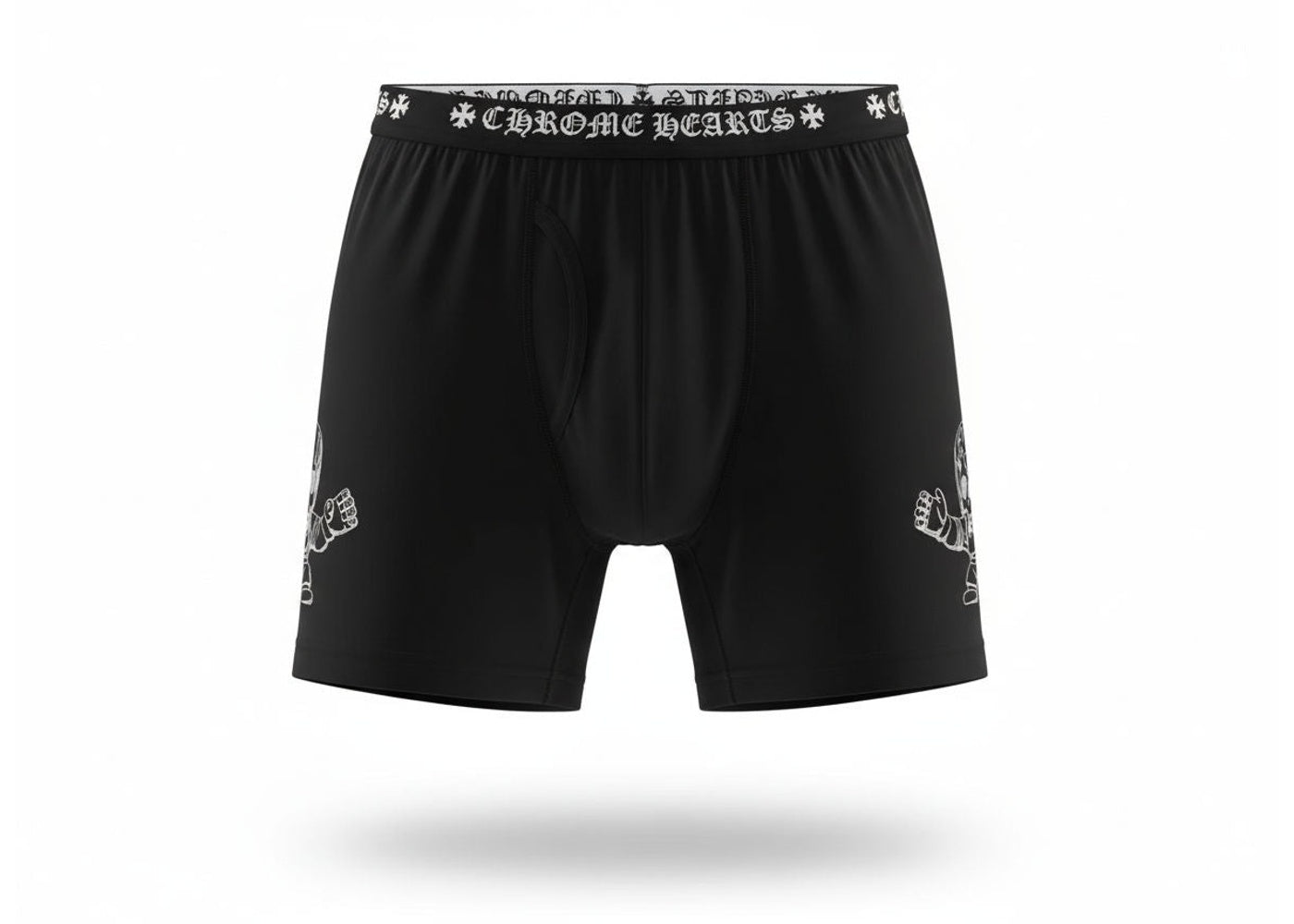 Chrome Hearts Foti Boxer Brief - Long Black