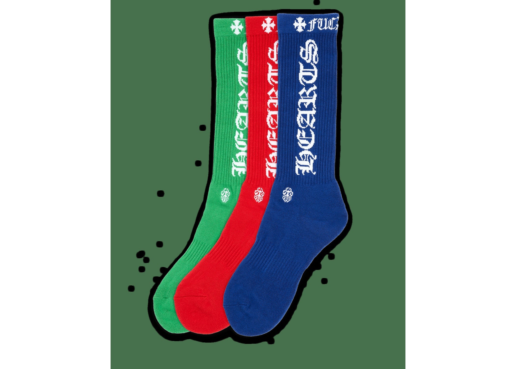 Chrome Hearts Logo Socks Multi