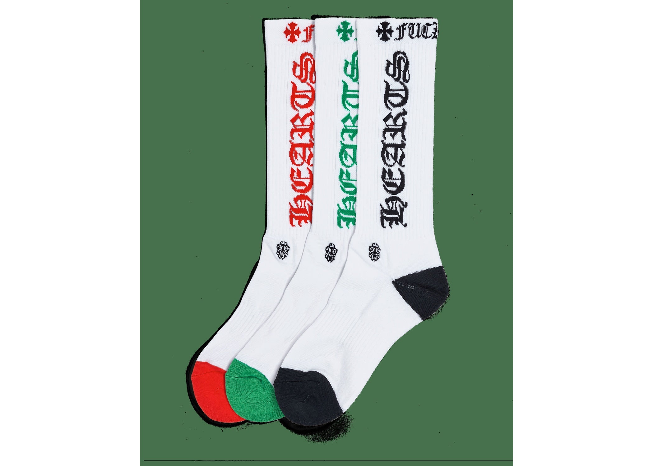 Chrome Hearts Logo Socks White