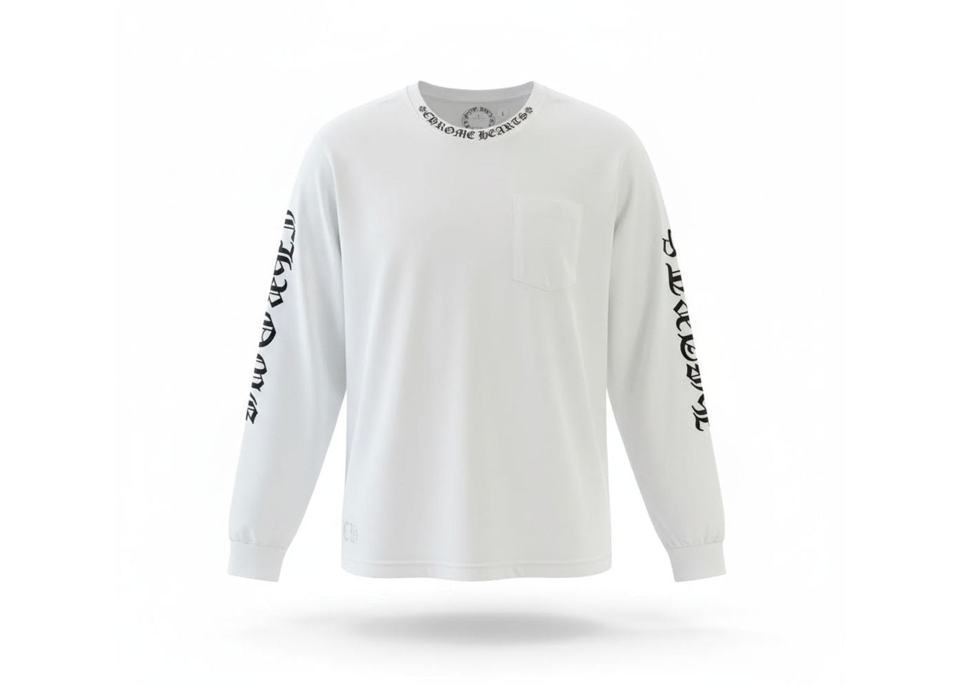 Chrome Hearts Pocket Long Sleeve  Tee White