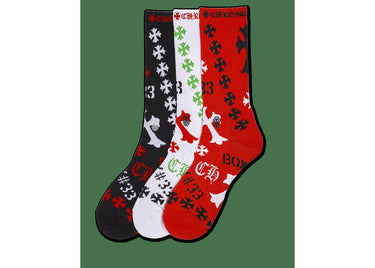 Chrome Hearts Stencil Socks (Single)