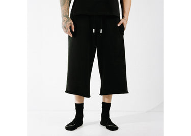 Commons Pearled Sweatshort Vintage Black