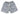 Copped Contrast Mesh Shorts "Grey"