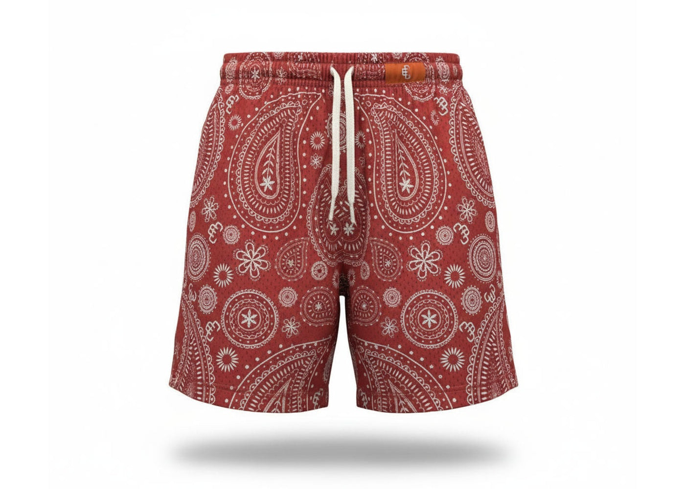 Copped Shorts Paisley Garnet