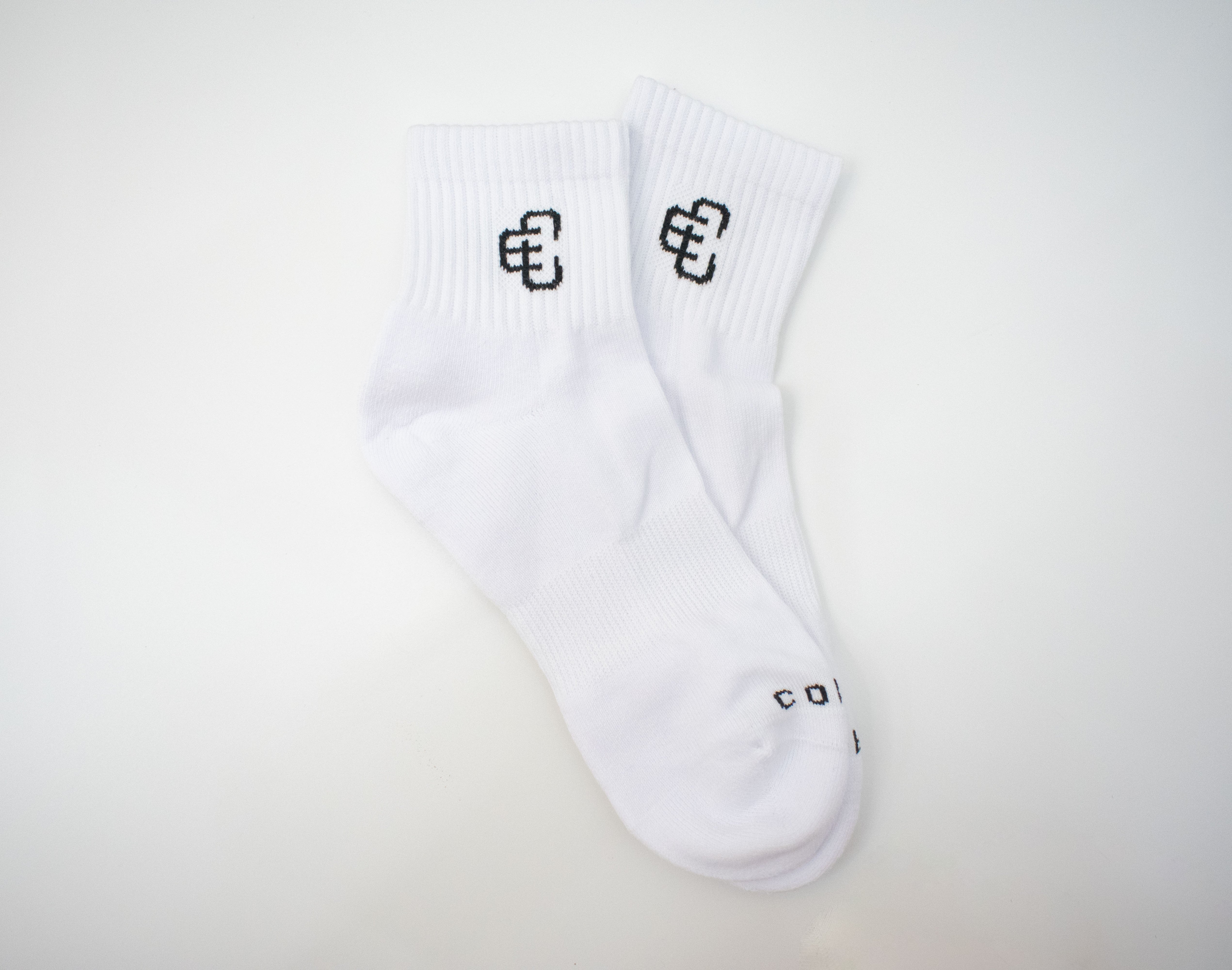 Copped White / Black Ankle Socks 3-Pack
