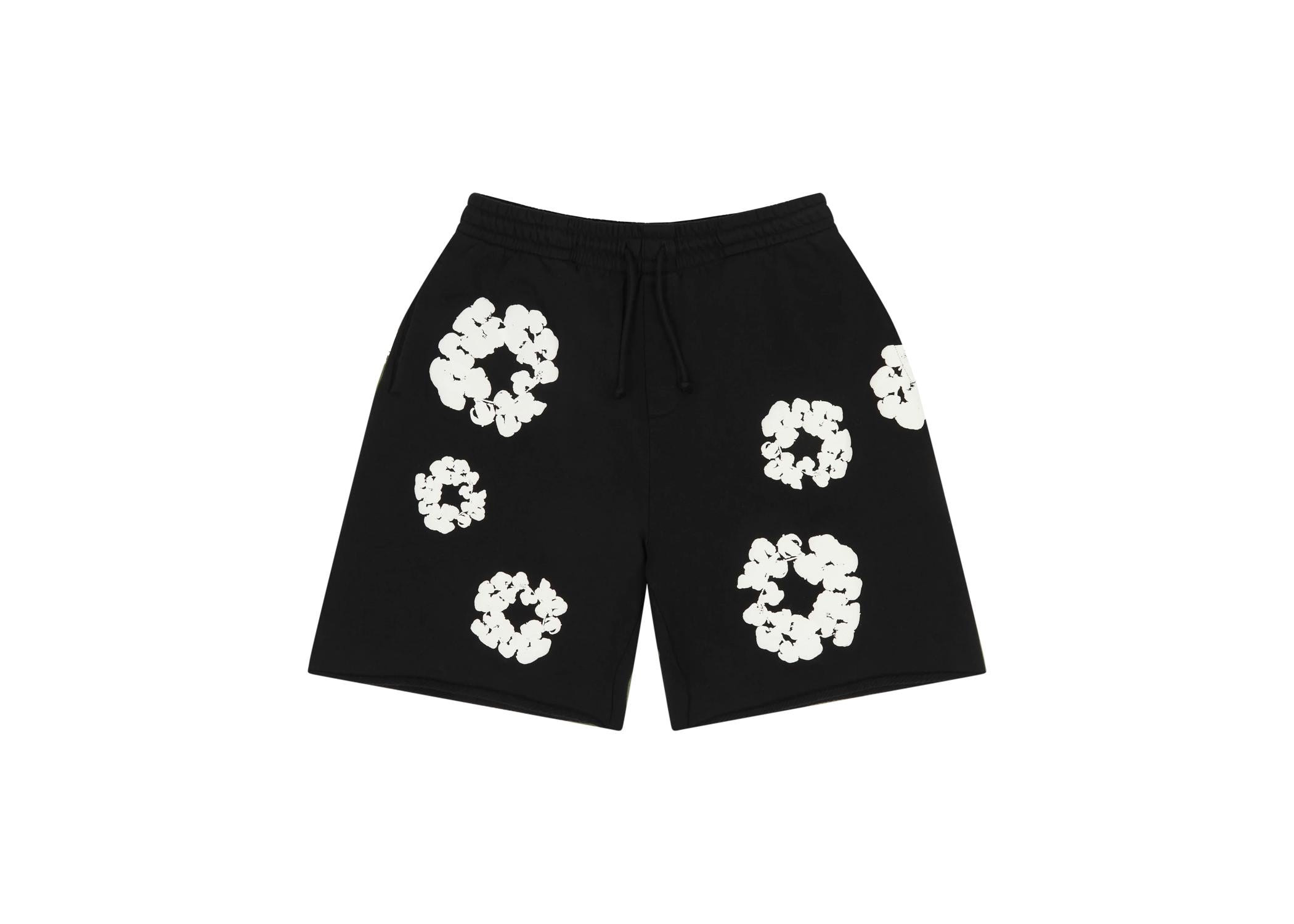 Denim Tears Cotton Wreath Sweatshorts Black
