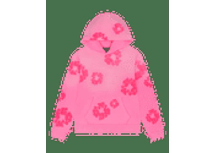 Denim Tears Mono Cotton Wreath Hoodie Pink