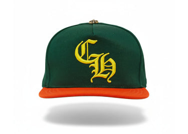 Chrome Hearts Miami Art Basel Exclusive Baseball Hat Green/Orange/Gold