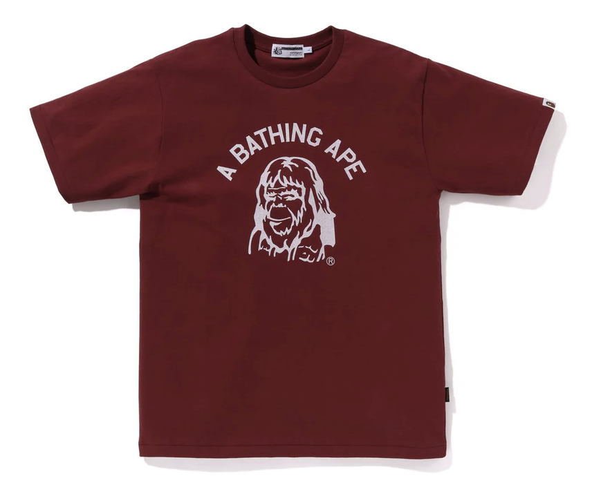 BAPE Archive Graphic Tee Maroon