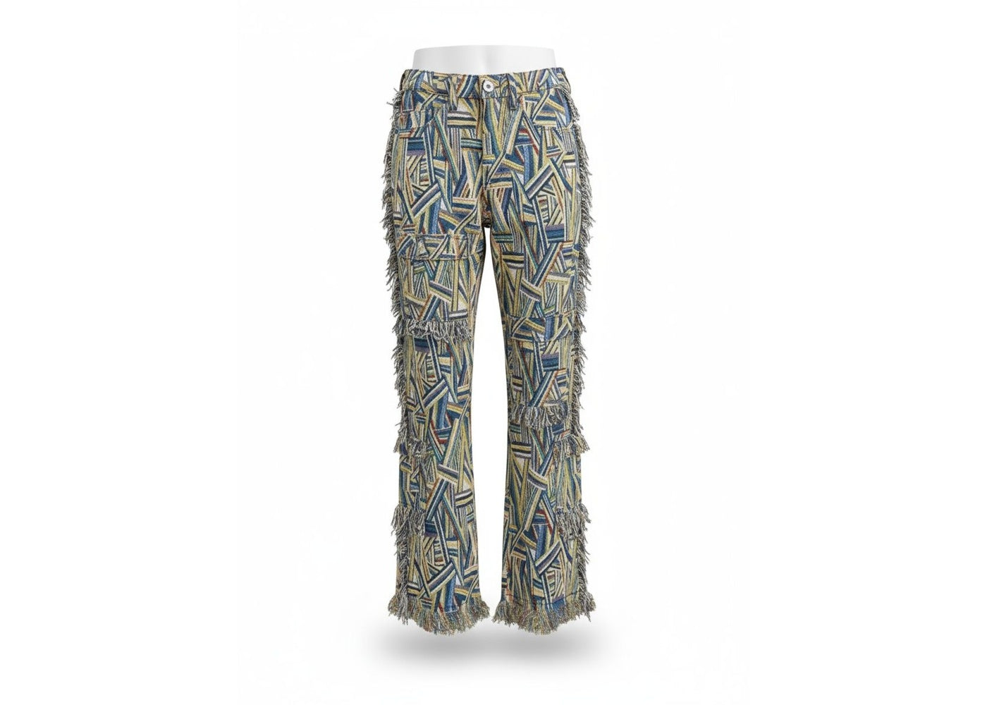 KDNK Jeans KNB3406-BLUE Tapestry Cargo Pants