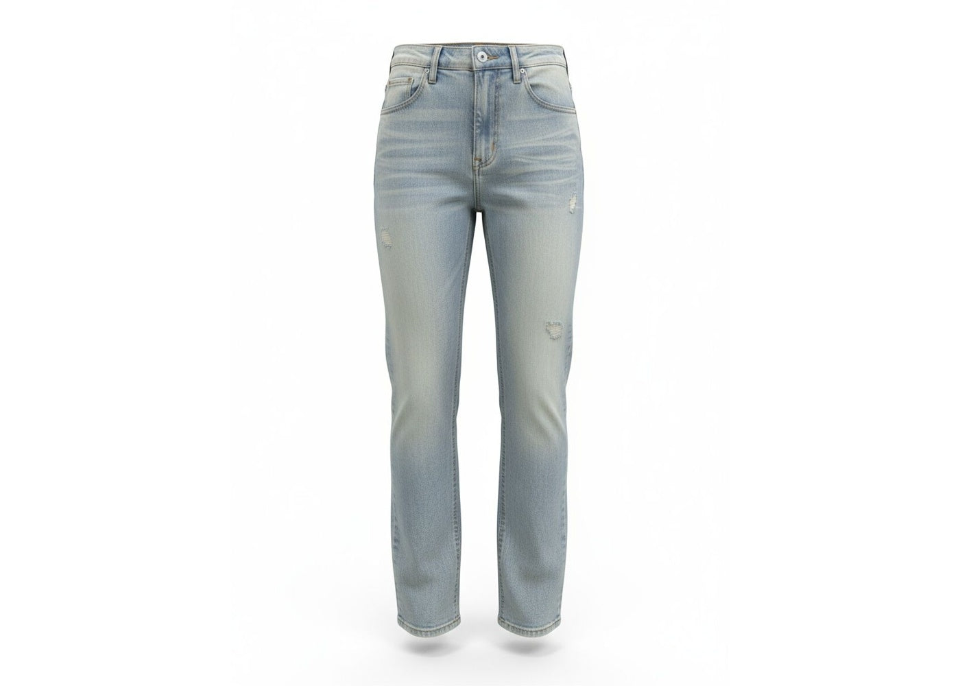 KDNK Jeans KND4867-BLUE Distressed Jeans