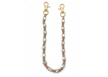 Large Pocket Chain Rose Gold Silver