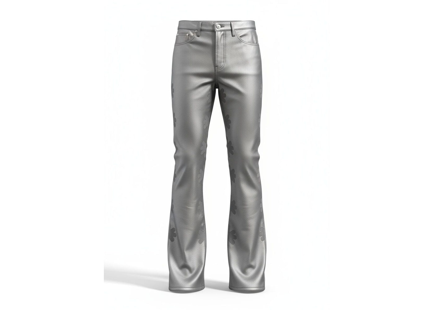 Lost Shdws Black on Black Sun Logo Leather